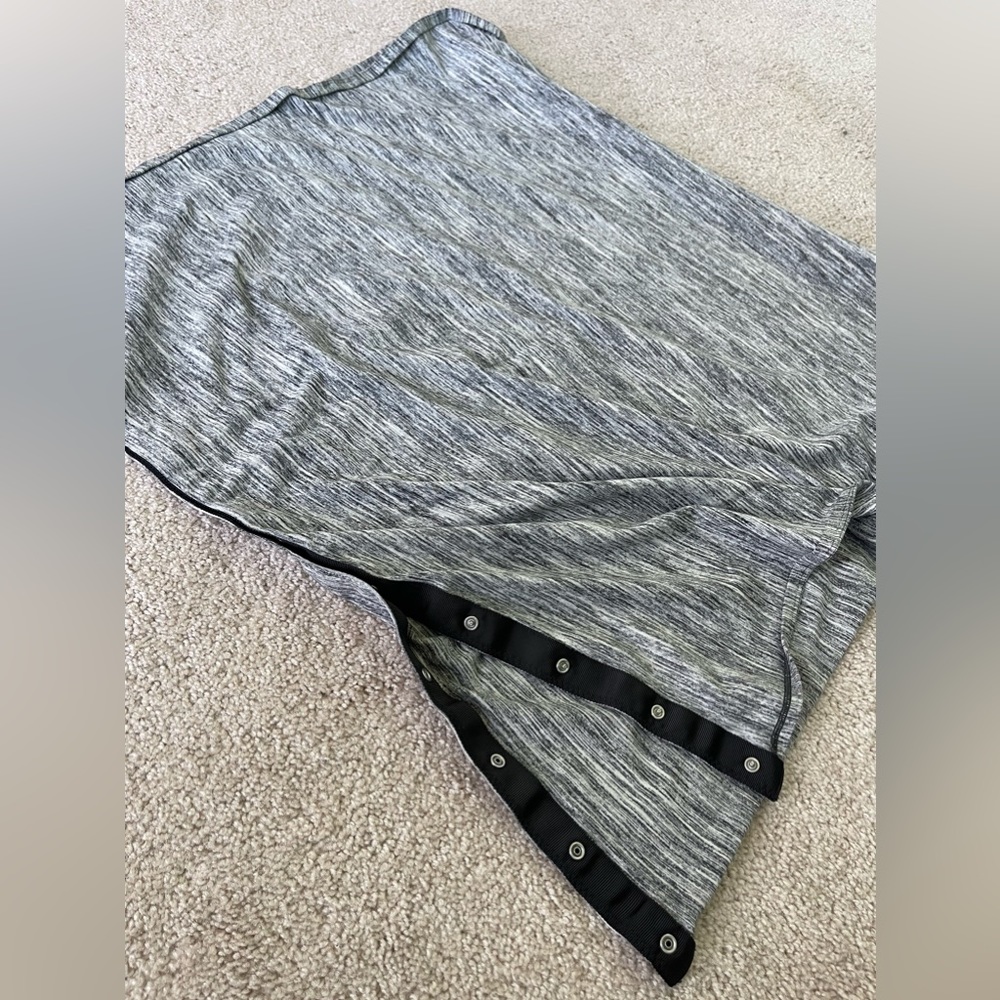 Lululemon Heathered Black Button Infinity Scarf - image 2